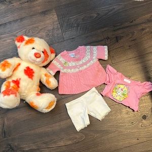 Fall Leaf BUILD-A-BEAR with clothes